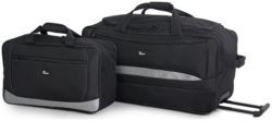 Go Explore - 2 Piece Holdall Set - Black